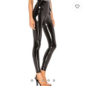 Commando Patent Leather Leggings in Black Sz. S